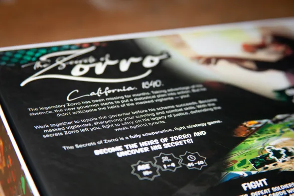 The Secrets of Zorro - Kickstarter Edition