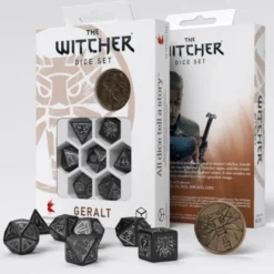 The Witcher Dice Set - Geralt - Silver Sword