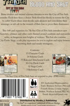 7th Sea: City of Five Sails Blood & Salt Expansion