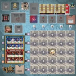 Tiny Epic Crimes - Game Mat