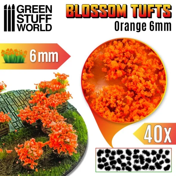 Touffes de Fleurs - 6mm