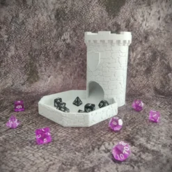 Tour à dés Château - couleur marbre