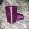 Tour à dés - couleur violet pailleté