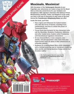 Transformers Roleplaying Game - Technorganic Secrets