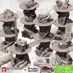 Txarli - Décors Fantasy - Arbres géants modulables