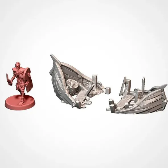 Txarli - Décors Fantasy - Bateaux Échoués