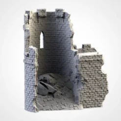 Txarli - Décors Fantasy - Chateau en ruines