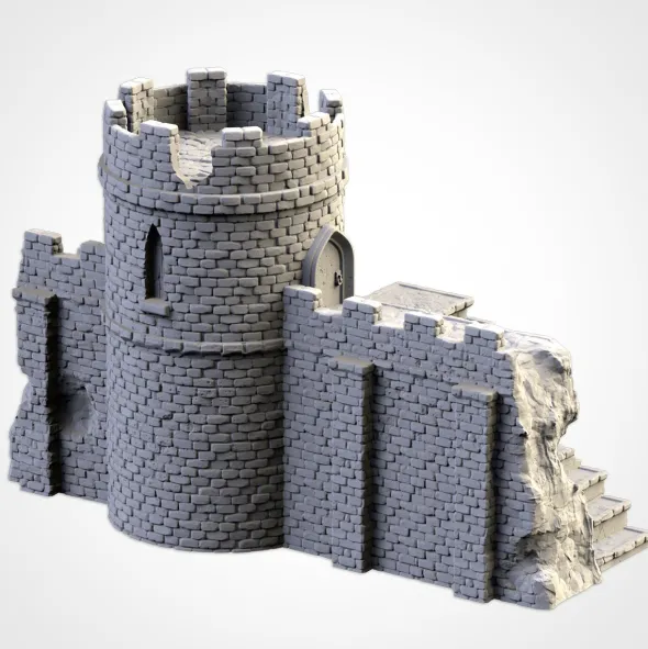 Txarli - Décors Fantasy - Chateau en ruines