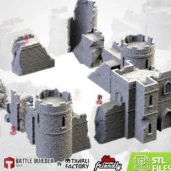Txarli - Décors Fantasy - Chateau en ruines