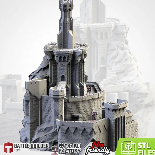 Txarli - Décors Fantasy - Forteresse Noire