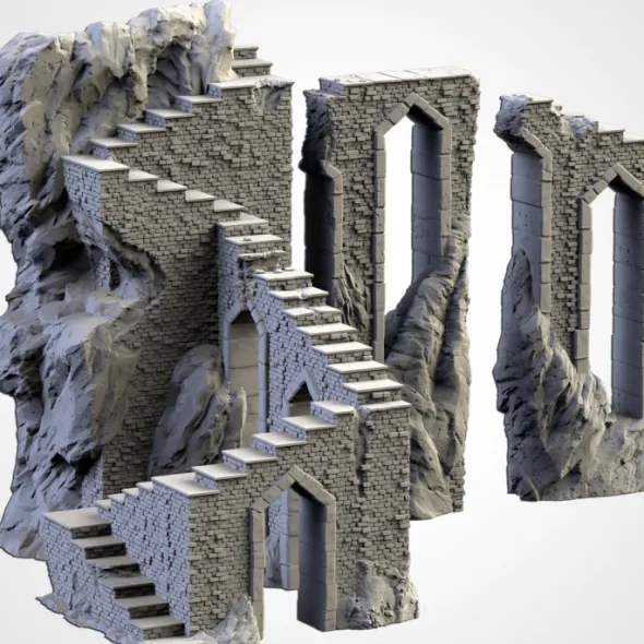 Txarli - Décors Fantasy - Mines Moria