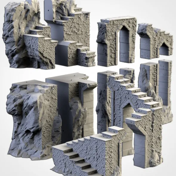 Txarli - Décors Fantasy - Mines Moria