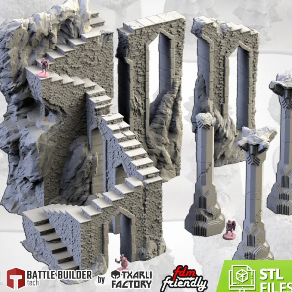 Txarli - Décors Fantasy - Mines Moria