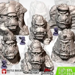 Txarli - Décors Fantasy - Monuments Orcs II