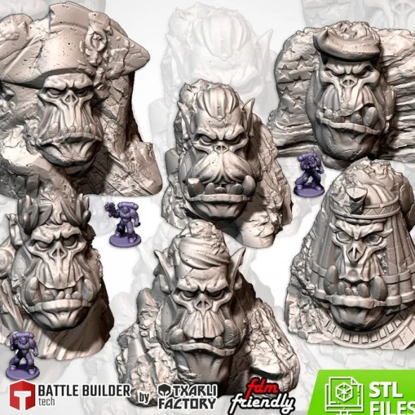 Txarli - Décors Fantasy - Monuments Orcs II