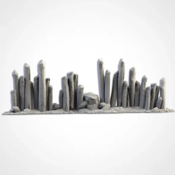 Txarli - Décors Fantasy - Pack Clôtures et piquets en bois