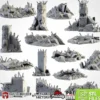 Txarli - Décors SF - Débris de cité