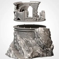 Txarli - Fantasy terrain - Ruines sur la montagne (LOTR)