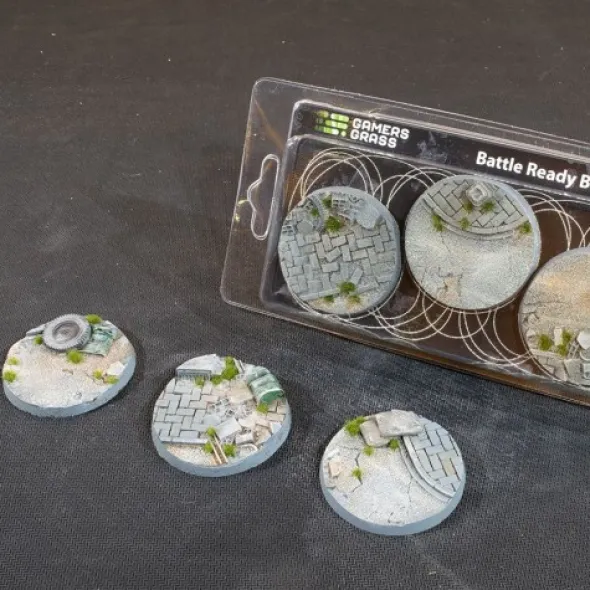 Urban Warfare Bases, Round 50mm (x3)