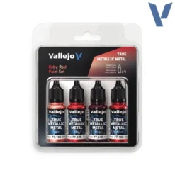 Vallejo - TMM : Ruby Red Paint Set
