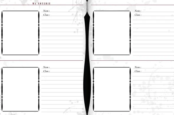 Vampire : La Mascarade - Le Journal du Personnage