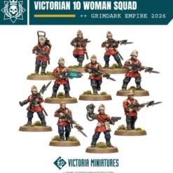 Victorian - Escouade de 10 Soldats Femmes