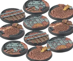 Warcrow - 30mm Mounthaven Scenery Bases, Alpha Series