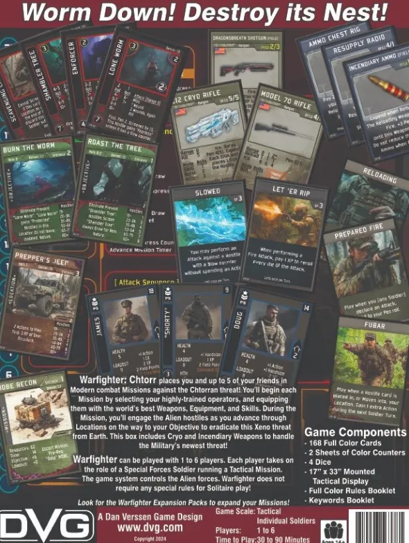 Warfighter - A Chtorr Special Forces Card Game
