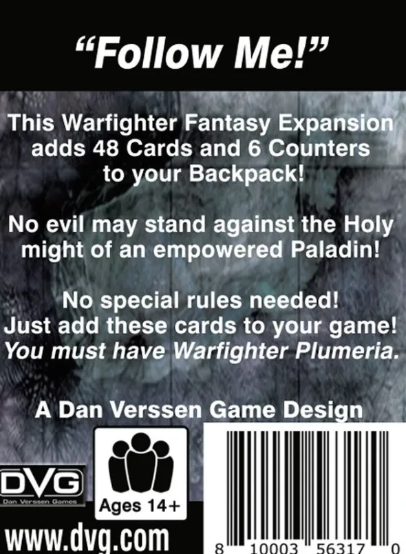 Warfighter: Fantasy Expansion 4 – Joanna: Human Paladin
