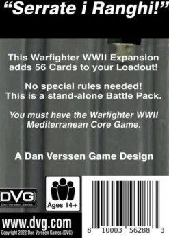 Warfighter WWII Expansion 71 - Royal Italian Army