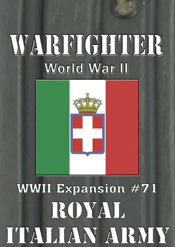 Warfighter WWII Expansion 71 - Royal Italian Army