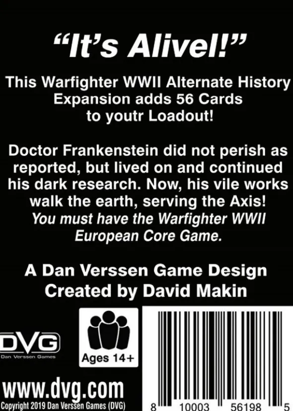 Warfighter WWII Z - Expansion 49 - Castle Frankenstein