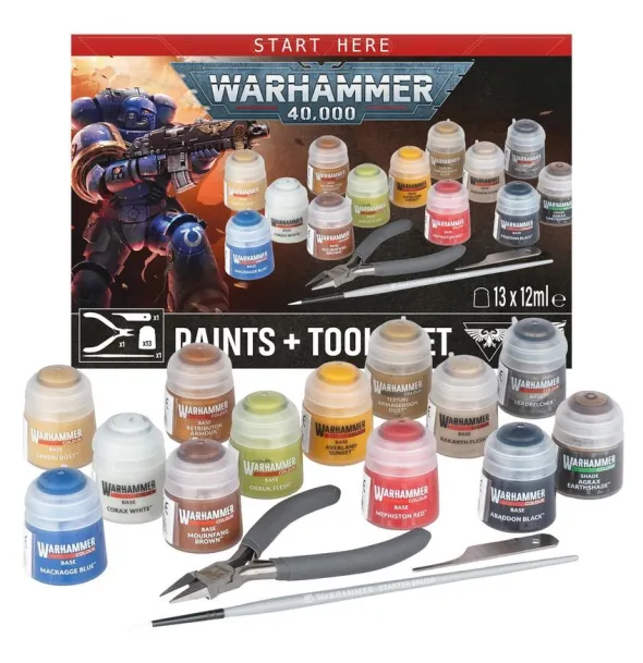 Warhammer 40,000 : Set Peintures + Outils