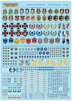 Warhammer - The Old World : Empire de l'Homme - Planche de Décalcos