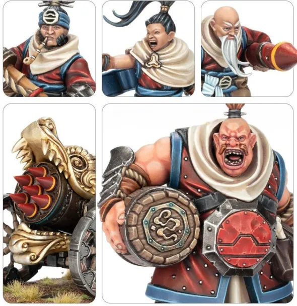 Warhammer - The Old World : Grand Cathay - Grand Canon et Batterie de Fusées Pluie de Feu