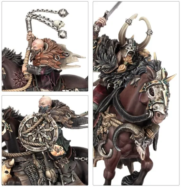 Warhammer - The Old World : Guerriers du Chaos - Cavaliers Maraudeurs du Chaos