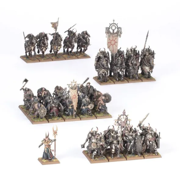 Warhammer - The Old World : Guerriers du Chaos - Armée de Colonne de Bataille