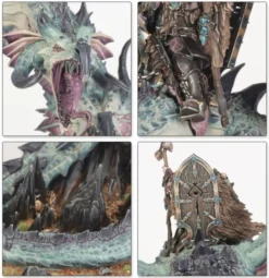 Warhammer - The Old World : Guerriers du Chaos - Seigneur/Sorcier sur Dragon du Chaos