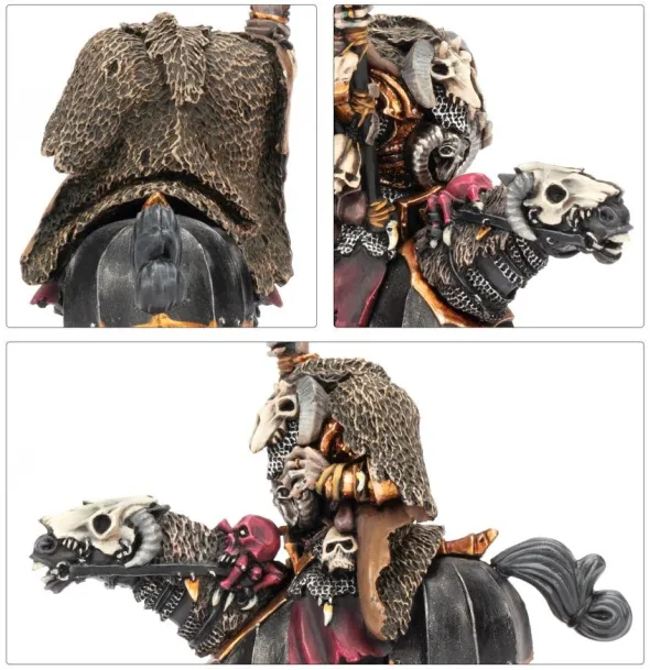 Warhammer - The Old World : Guerriers du Chaos - Sorcier du Chaos sur Destrier du Chaos