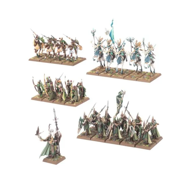 Warhammer - The Old World : Royaumes Elfes Sylvains - Armée de Colonne de Bataille