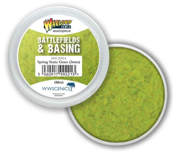 Warlord - Battlefields & Basing: Spring 2mm Static Grass (180ml)