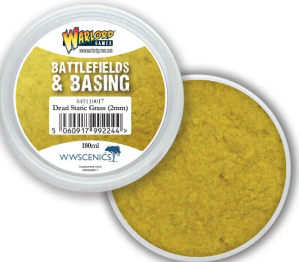 Warlord - Battlefields & Basing: Dead 2mm Static Grass (180ml)