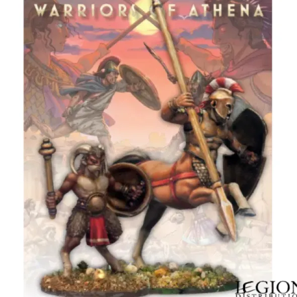 Warriors Of Athena - Centaur and Satyr