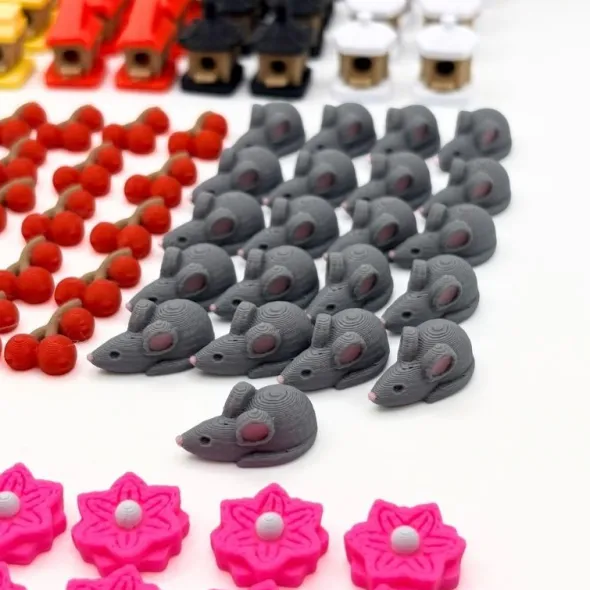 Wingspan Deluxe Upgrade Kit - Compatible avec jeu de base, Asie, Oceanie and Europe