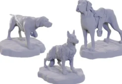 Wizkids Deep Cuts Unpainted Miniatures: Dog Companions