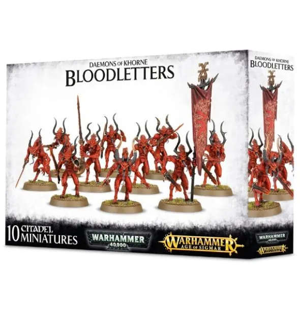 W40K / Age of Sigmar : Chaos Daemons - Khorne - Bloodletters