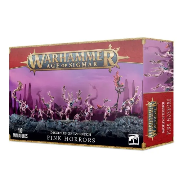 W40K / Age of Sigmar : Chaos Deamon - Tzeentch - Pink Horrors