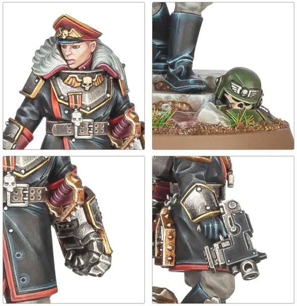 W40K : Astra Militarum - Commissaire Graves