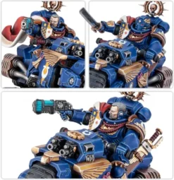 W40K : Space Marines - Capitaine à Moto
