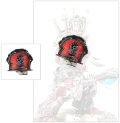 W40k : Space Marines du Chaos - Améliorations et Décalcos Red Corsairs